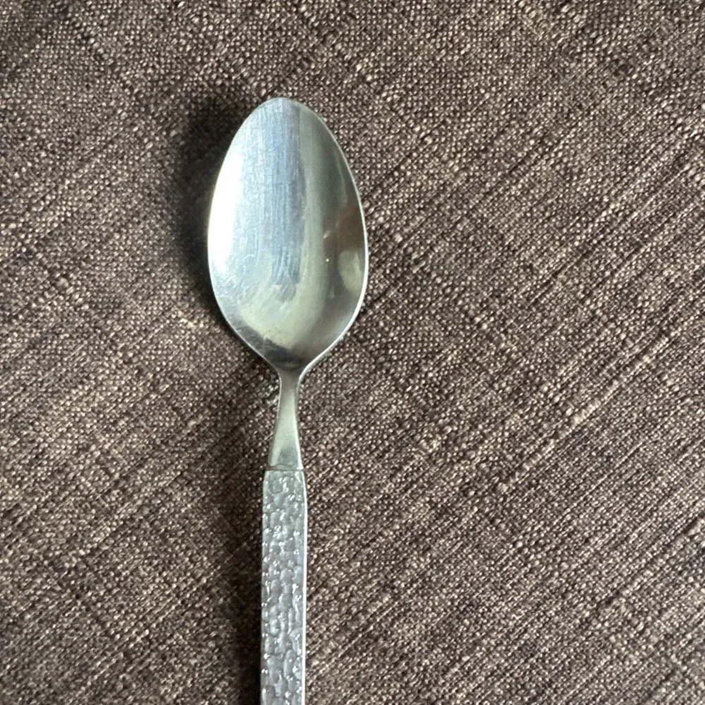 1‎ Teaspoon Ekco Eterna EKS2 20969 EKSEKS2 Hammered Glossy Textured Stainless